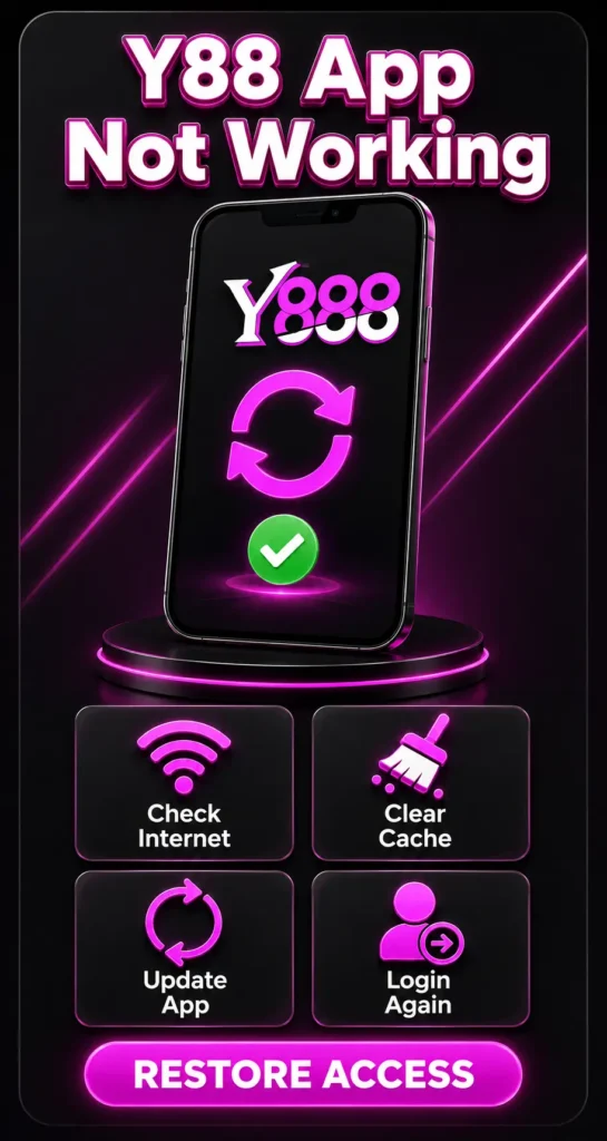 Y88 App Not Working