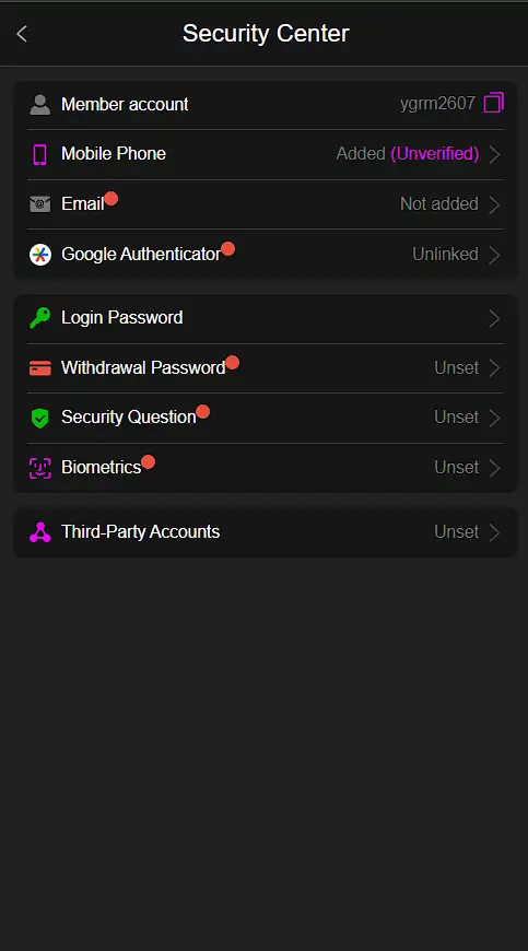 Y88 App Permissions